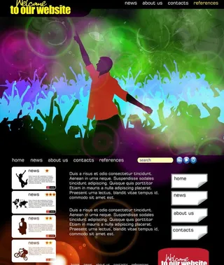 迪斯科舞厅背景图片