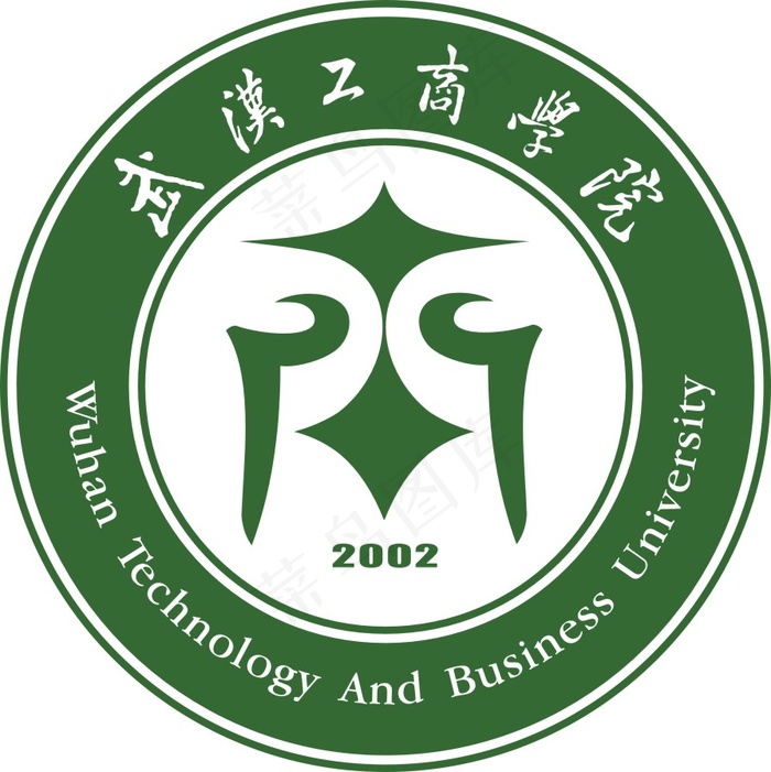 工商学院-新校徽(210X297)cdr矢量模版下载