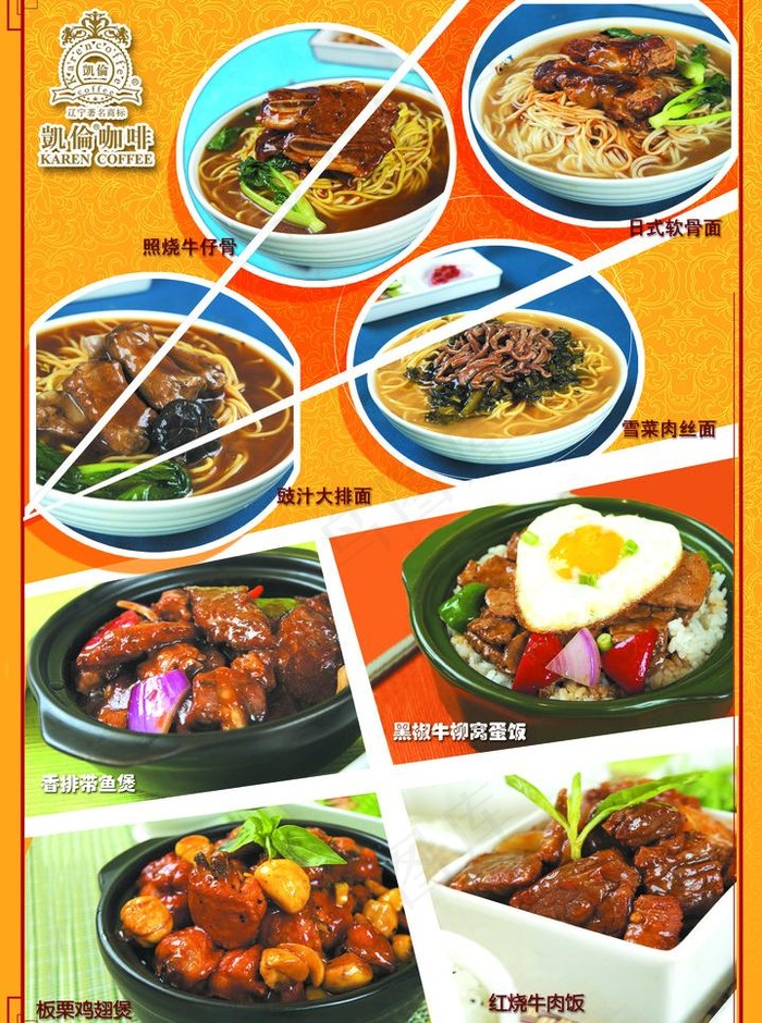 咖啡厅餐牌图片(2362X3366(DPI:300))psd模版下载