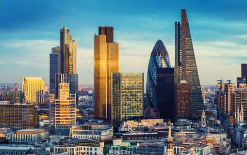 繁华的城市建筑景色高清图片 繁华的城市建筑景色高清图片