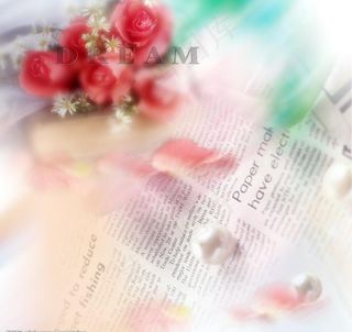 玫瑰花梦幻背景素材图片