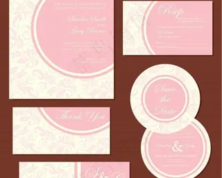 婚礼邀请卡图片