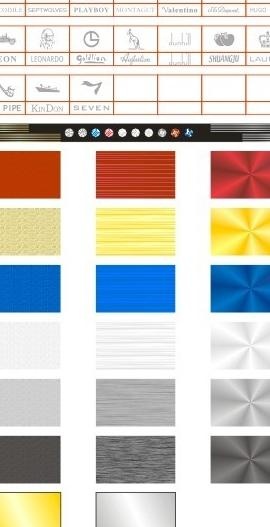 皮具五金 扣头 设计模板图片cdr矢量模版下载