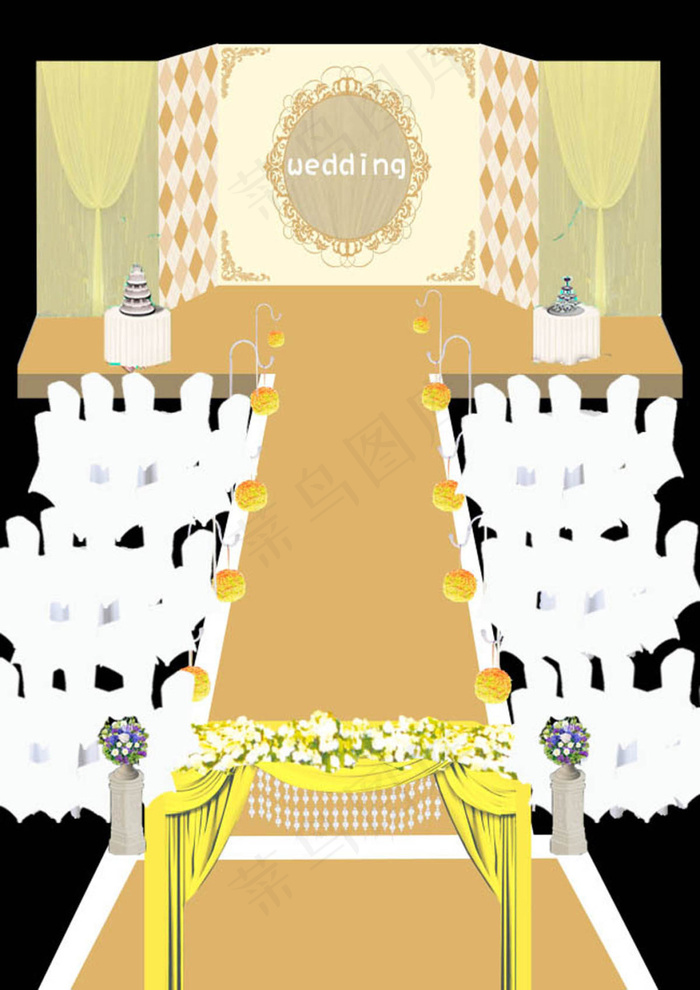 婚礼布置效果图