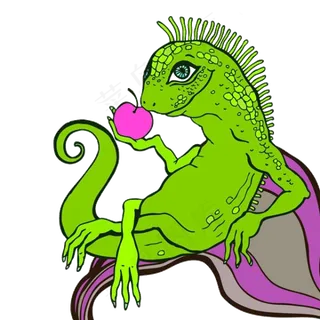 卡通蜥蜴动物图片海报素材