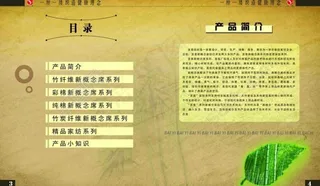 家纺宣传册图片