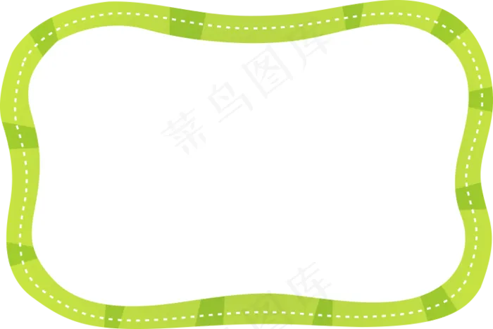 可爱卡通边框PNG透明背景免扣素材