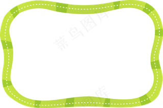 可爱卡通边框PNG透明背景免扣素材