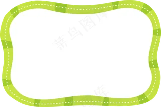 可爱卡通边框PNG透明背景免扣素材