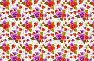 小花图案底纹红图片