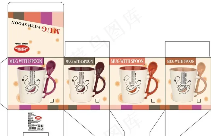 陶瓷包装图片cdr矢量模版下载