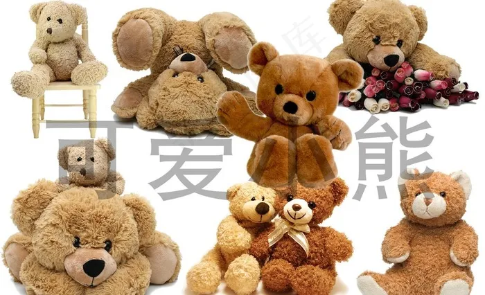 可爱小熊图片psd模版下载