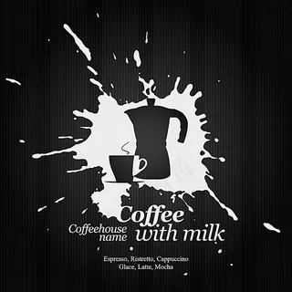 创意咖啡展板背景