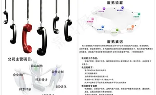 网络宣传单图片