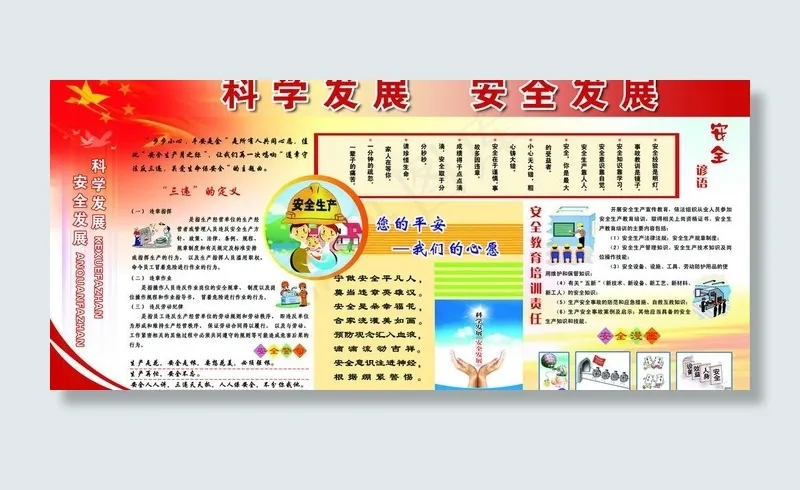 科学发展展板图片(6803X3402(DPI:72))psd模版下载