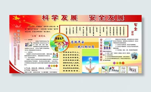 科学发展展板图片