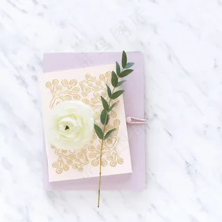 简约小清新文艺风插花静物摆拍背景