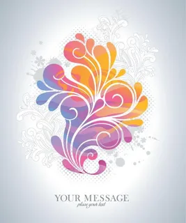 时尚潮流花纹矢量素材