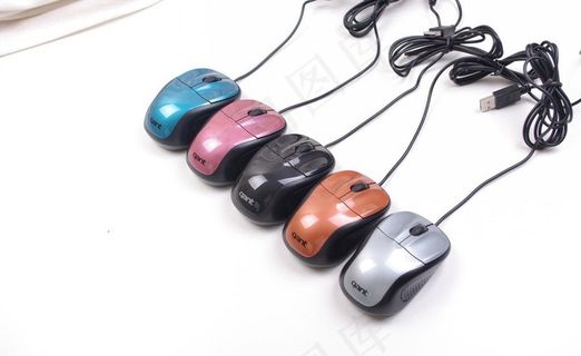 鼠标多颜色组合图片