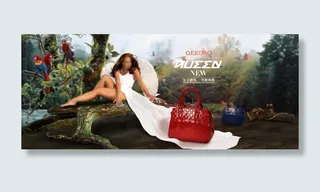森林女包促销海报