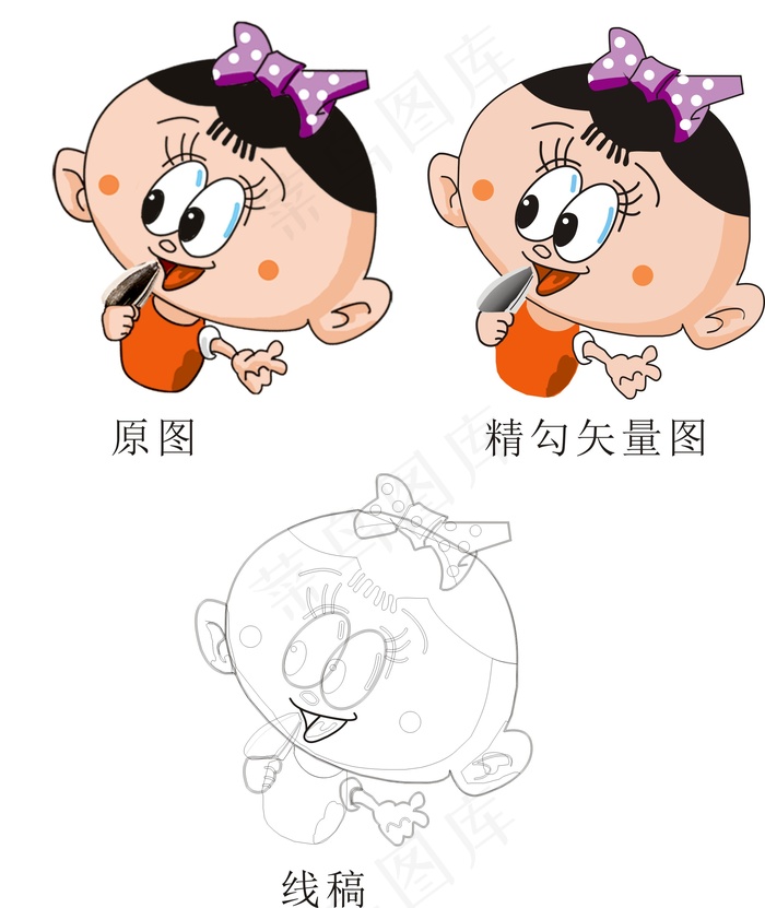 卡通大头儿子cdr矢量模版下载