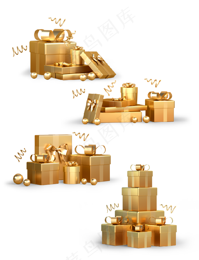 金色礼盒礼品