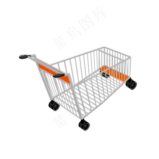 手绘双十一11.11双十二商场购物车