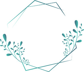 小清新|花鸟圆形边框