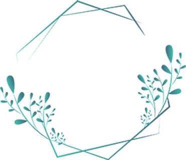 小清新|花鸟圆形边框