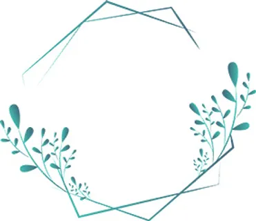 小清新|花鸟圆形边框