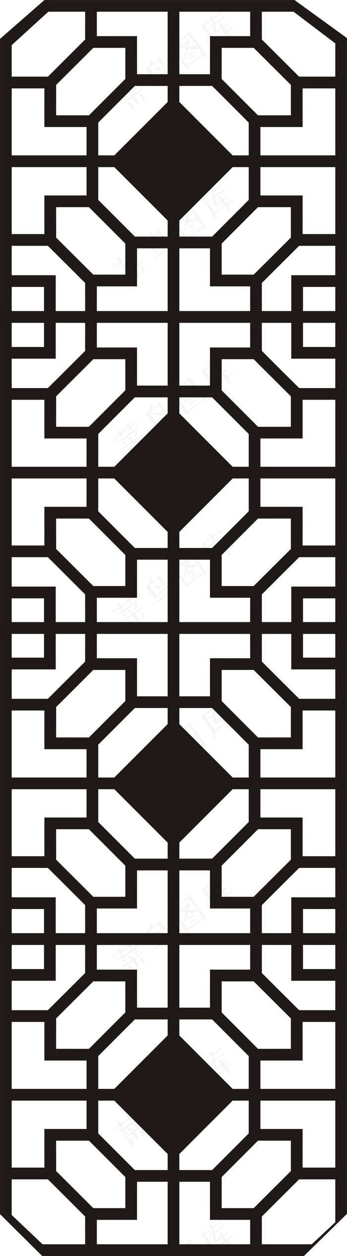 矢量镂空花纹边框底纹