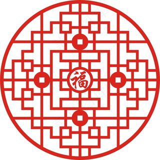 矢量镂空花纹边框底纹