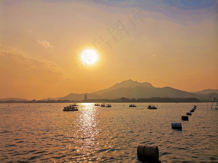 落日余晖风景