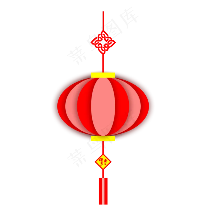元宵纸片灯笼psd模版下载