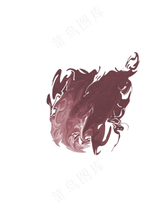 古风渐变虚实装饰图案