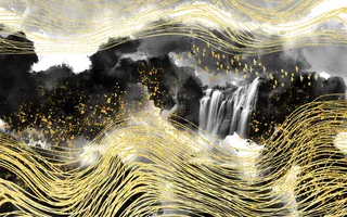 金色背景 中国风背景图片