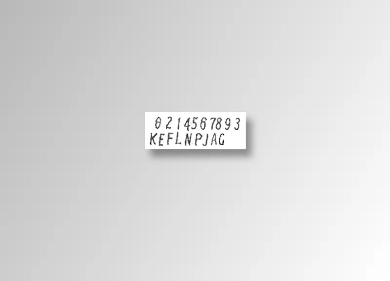 证件符号字psd模版下载