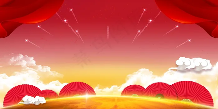 中国风 中国风背景图片psd模版下载