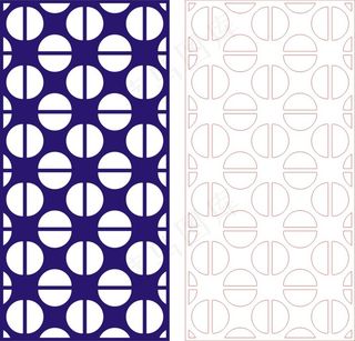 矢量镂空花纹边框底纹中式