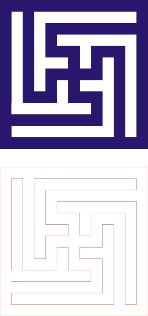 矢量镂空花纹边框底纹中式