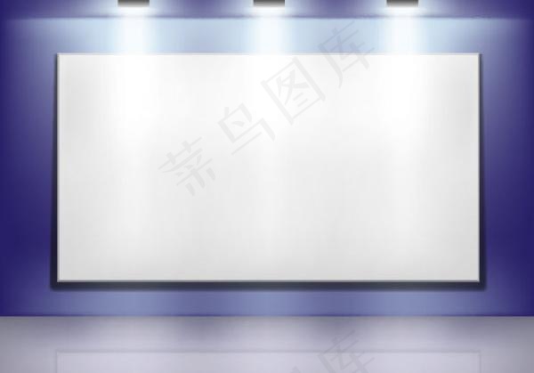 空白展览背景矢量素材2ai矢量模版下载