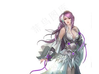 游戏女人原画PSD高清