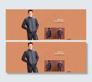 秋冬男装首页海报