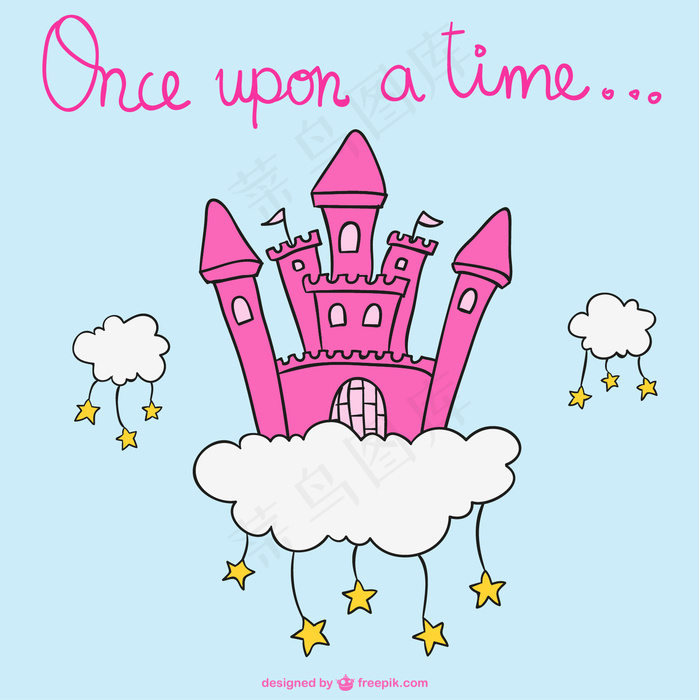 粉红色的魔法城堡