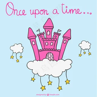 粉红色的魔法城堡