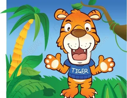 卡通老虎图片