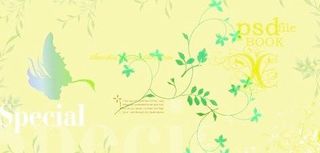 非常漂亮的花边PSD素材 下载