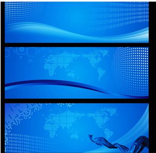 科技展板背景图片模板下载(CDR ...