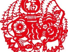 2009新春金牛剪纸矢量图17ai矢量模版下载