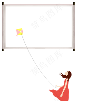 踏春小报环保绿色家园郊游小报